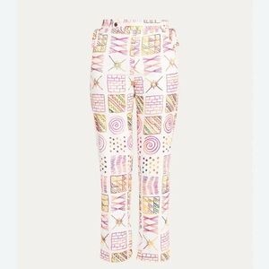 Bode Doodle Stitch Straight Leg Trouser Pants 26